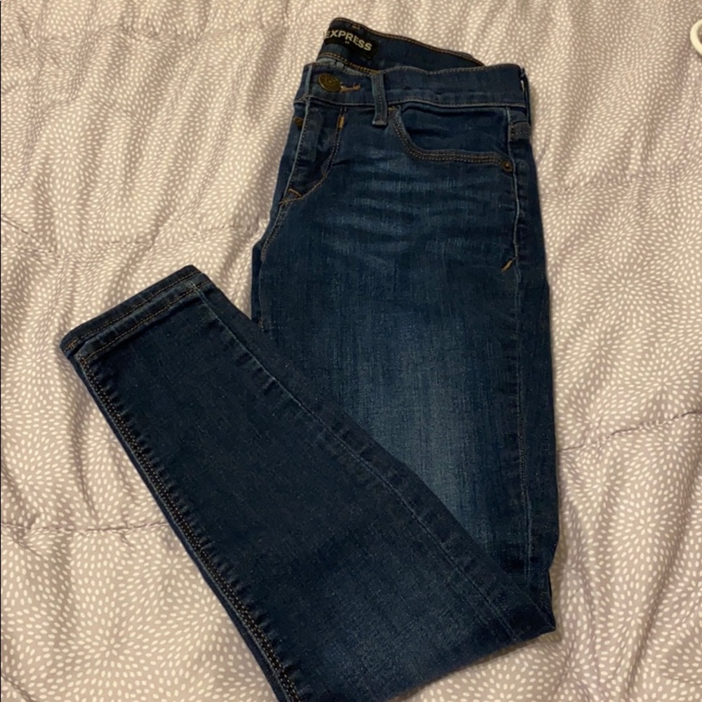 Express mid-rise Jean leggings